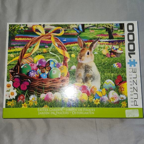 BLACK FRIDAY SALE - Easter Garden Puzzle - 1000 Pieces NIB - Picture 2 of 4